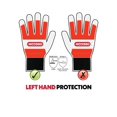 thumbnail image 4 of Guantes de piel Oregon Chainsaw Left Hand XL, 4 of 6