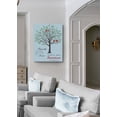 thumbnail image 5 of MuralMax Personalized Inspirational Canvas Tree Art Verse - Family is What Happens When Two People Fall in Love - Wall Decor Gifts For Milestones Occasions - Color - Sky Blue - Size - 8x10, 5 of 6
