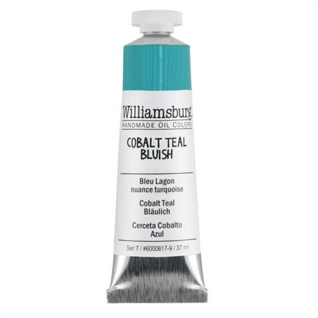 UPC: 0877463000331 | Williamsburg Handmade Oil Paint  37 ml  Cobalt Teal Bluish