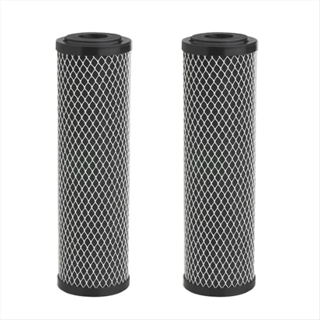 Filtro de Agua de Carbón Estándar de 10 Pulgadas para Toda la Casa, Envoltura de Carbón, Cartucho de Filtro de Repuesto para Olores de Sedimentos, 5 Micrómetros