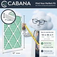 thumbnail image 4 of Cabana Air Filters Furnace Air Filter - MERV 13 - 6 Pack, 12 x 24 x 1, 4 of 6
