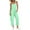 Mint Green# jumpsuits for women, variant on Oksale Spaghetti Strap Jumpsuits for Women Casual Loose Straight Leg Bottom with Pockets Plus Size Sleeveless Summer Beach Vacation Clothes Mint Green S