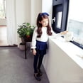 thumbnail image 5 of Little Girls Leggings Pants with Tutu Skirts Kids Culottes Footless Tights 2-12 Years, 5 of 8