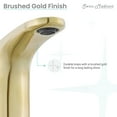 thumbnail image 6 of Chateau 8 in. Widespread, 2-Handle, Bathroom Faucet in Brushed Gold, 6 of 9