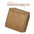 thumbnail image 3 of Collier pour Femmes Mode Design Spécial Diamant Acier Titane Brillant Collier Clavicule Collier Croisé, 3 of 5