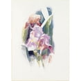 thumbnail image 2 of Charles Demuth 11x14 Black Ornate Wood Framed Double Matted Museum Art Print Titled: Purple Iris (About 1920), 2 of 5