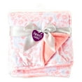 thumbnail image 5 of Parent's Choice Baby Girl Premium Ultra Soft Plush Floral Blanket, 30" x 40", 5 of 8