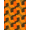 Orange Brown, Pattern 3, variant on ODIKA 8'x10' Washable Area Rug Durable, Non-Slip Orange Abstract Bold Brushstroke Forms Interlocking Expressionist for Living Room, Under Sectional, Family