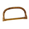 thumbnail image 1 of Ruiboury Bag Handle Replacement Handbag DIY Crafting Purse 18.2cmx9.4cm Handle Bamboo Handmade Bag, 1 of 4