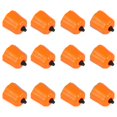 thumbnail image 3 of Orange Pumpkin Tea Light for Halloween Party Decor 12Pcs Flameless Candles, 3 of 5