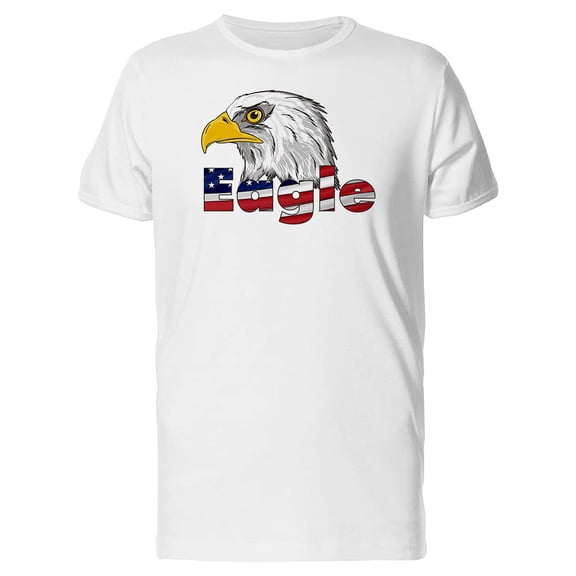 Eagle In The Colors Of The Flag Tee Men's -Image by Shutterstock