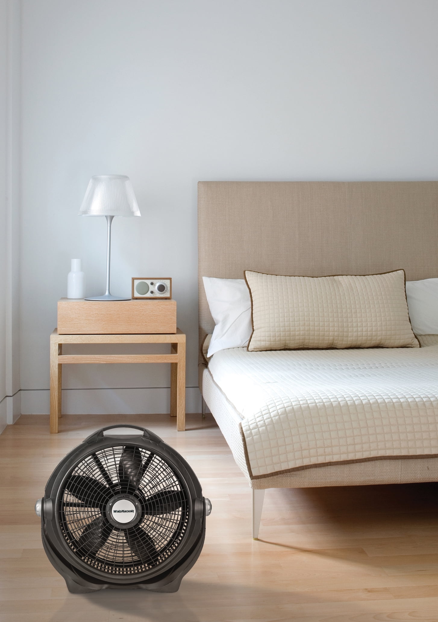 Lasko 20 Air Circulator Wind Machine, 3-Speed Floor Fan with Pivoting  Head, A20301, Gray - Walmart.com