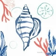 thumbnail image 3 of Zaman, Farida 20x20 Black Modern Framed Museum Art Print Titled - Coastal Jewels II Coral Cove, 3 of 5