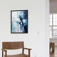 thumbnail image 4 of JEUXUS Navy Blue and Gray Abstract Wall Art Teal Blue Abstract Paintings Turquoise Abstract Art Navy Blue Gold Pictures Wall Decor for Bedroom Decor Modern Blue Black White Abstract Art, 4 of 4