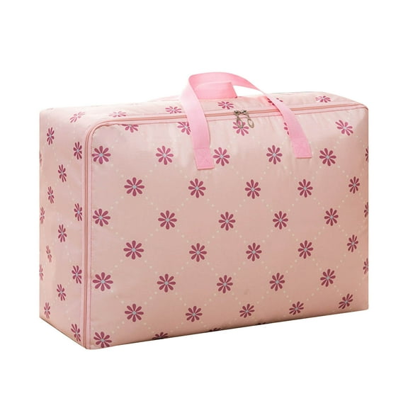 JoyMoreHome Soft Canvas Storage Bags with Zipper. Thick Breathable, Comforter Organizer. Large Bag for Sheets Blankets Bedding Pillows, Clothes