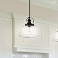 thumbnail image 2 of 60/6759-Nuvo Lighting-Basel-1 Light Pendant-13.75 Inches Wide by 14.63 Inches High-Matte Black Finish, 2 of 8