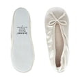 thumbnail image 3 of isotoner Satin Women's Ballerina Slippers Color: Sand Trap Size: LARGE, 3 of 4