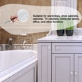 thumbnail image 6 of Uxcell 0.79"x1.18" Wardrobe Dresser Door Knobs Pull Handle Crystal Rose Gold Color 10pcs, 6 of 7