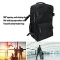 thumbnail image 3 of Vacuum Travel Backpack, Compression Backpack with Pump 27L Large Capacity Rain Proof Vacuum Compression Backpack for 15.6 Inch Laptop Business, 3 of 7