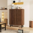 thumbnail image 4 of Tribesigns 6-Tier Bathroom Floor Cabinet, Wooden Bathroom Storage Cabinet, Large Sideboard Cabient for Bathroom/Kitchen/Living Room (Walnut), 4 of 6