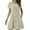 Beige, variant on Uaswgudfs ​2025 Summer Casual Women's Short Sleeve Midi Dress - A-Line Tiered Ruffle Hem & Round Neck with Pockets for All-Day Comfort Green S