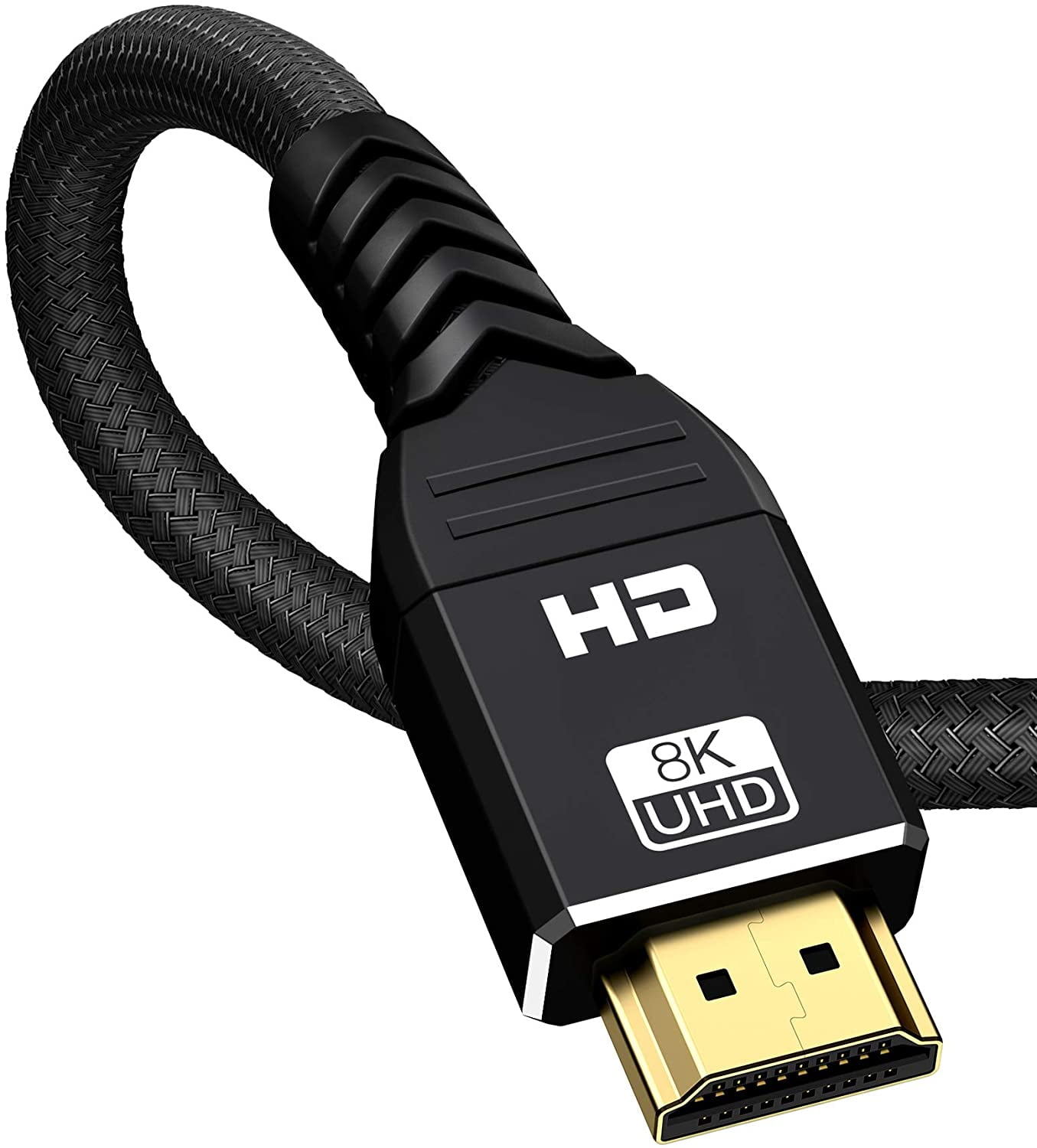 8K HDMI Cable 2.1 48Gbps 9.9FT/3M, High Speed HDMI Braided Cord-4K@120Hz  8K@60Hz,Compatible with Roku TV/PS5/HDTV/Blu-ray 