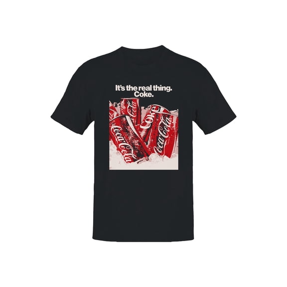 Officially Licensed Coca Cola The Real Thing Coca-Cola Cans Men's T-shirt