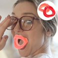 thumbnail image 3 of 4pcs Silicone Lips Face Slim Exerciser Rubber Muscle Lips Trainer Tightener Tool, 3 of 5