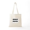thumbnail image 5 of CafePress - Rookie Driver Tote Bag - Unisex Canvas Tote Bag, Beige, 1-Piece, 5 of 6