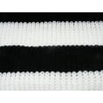 thumbnail image 5 of VIVIAN & VINCENT Fall Winter Ultra Soft Knit Striped Scarf for Women Black White, 5 of 5