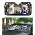 thumbnail image 4 of 3D French Bulldog Design Car Sunshade For Dog Lovers, 4 of 6