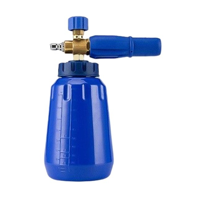 Pulverizador de espuma, Pulverizador de espuma de alta presión Pulverizador de de autos con regadera de espuma de 1L, para riego Azul oscuro DYNWAVEMX Pulverizador de espuma