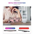 thumbnail image 6 of for Galaxy A32 5G Case,Samsung A32 5G Case, with HD Screen Protector,[Military Grade] Ring Car Mount Kickstand Hybrid Hard PC Soft TPU Shockproof Protective Case for A32 5G (Rose Gold), 6 of 14