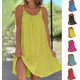 thumbnail image 1 of CamiBloom - Floral Printed Camisole Dress, Women's Summer Loose-Fit Mini Dress Sling Tank Sundress Boho Cami Dress (Red,3XL), 1 of 4