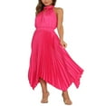 thumbnail image 2 of Fashionable Sleeveless Midi Dress for Women in Solid Color, 2 of 5