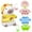 white-tm, variant on Dress-Up Capybara Plush Toy with Outfit & Accessories Set, Soft Stuffed Animal, 8/9/10-Piece Clothes & Bag Bundle, Gift for Kids