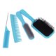 thumbnail image 5 of 4 Uds cepillo de pelo peine paleta desenredante peine de cola de rata cepillo para peinar pelo largo grueso fino rizado caja azul, 5 of 5