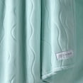 thumbnail image 3 of GAIAM Velvetloft Throw Blanket – Ultra-Soft Plush Carved Design, 50x60" Lightweight & Cozy- Pale Aqua, 3 of 4