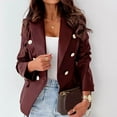 thumbnail image 5 of Vedolay Blazer Jackets for Women Long Sleeve Blazer Jacket Open Front Cardigan Outerwear ,L, 5 of 5
