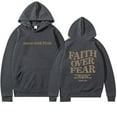 thumbnail image 6 of Faith Over Fear Christian Hoodie – Unisex Bible Verse Sweatshirt | Trendy Jesus Hoodie with Inspirational Message, 6 of 10