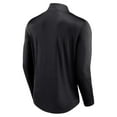 thumbnail image 3 of Men's Fanatics Black Miami Marlins Quarterback Quarter-Zip Top, 3 of 3