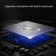 thumbnail image 5 of Mini Condenser Microphone PC Microphone 3.5mm Plug and Play Home Studio Podcast Vocal Recording Microphones with Mini MIC Stand Dual-layer Acousticfilter for Phone Laptop PC Tablet, 5 of 8