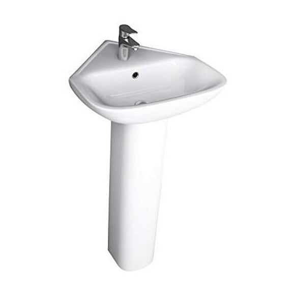 Barclay Eden 450 Corner Pedestal Lavatory