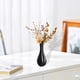 thumbnail image 5 of Jarrón de flores de imitación de cerámica, decoración minimalista única, decorativo nórdico para Negro S, 5 of 7