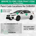 thumbnail image 2 of ERA Paints TAQ - Ocean Blue Pearl for SUBARU Exact Match Spray Paint Spray - Essential Kit w/ 2K SprayMax Clearcoat, 2 of 7
