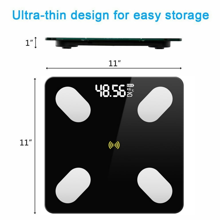 Weighing Scale Bluetooth Body Fat Escamas Smart Electronic BMI