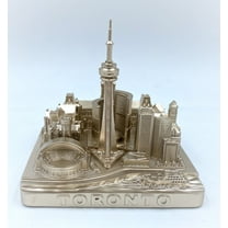 Toronto 3D City Famous Building Model Statue Souvenir Decoration for Home Office Gold 4”