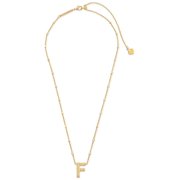 Kendra Scott Letter F Pendant Necklace Gold Metal