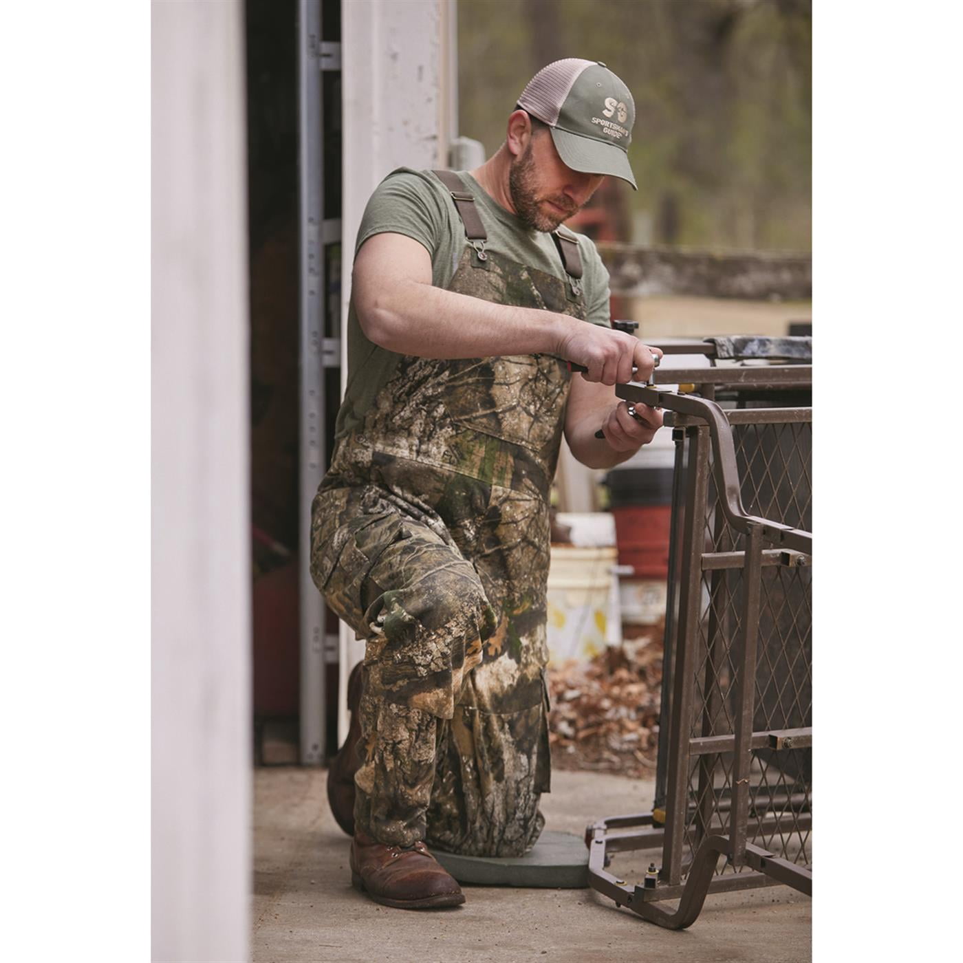 Guide Gear Camo Work Bibs 2.0 Realtree APX XL Short