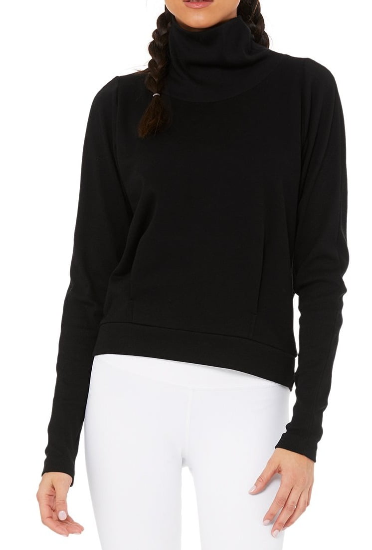 Alo - Womens Clarity Sweatshirt Medium Fleece Turtleneck M - Walmart ...